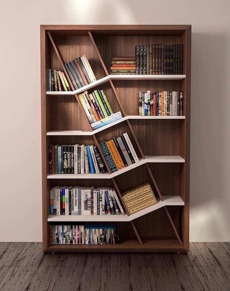 Книжная полка вертикальная