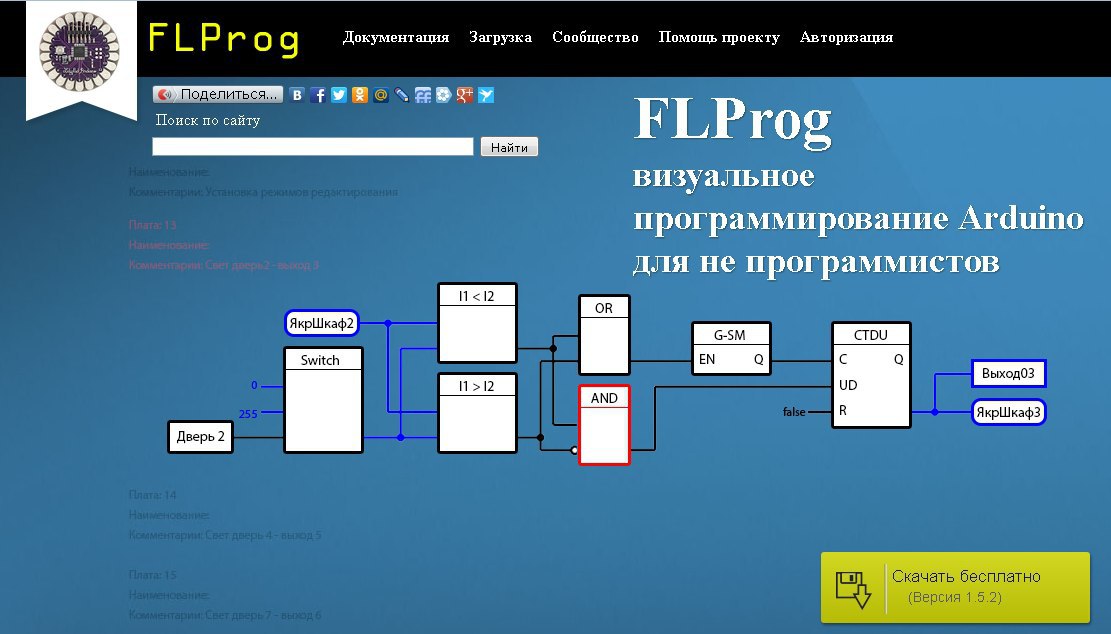 Примеры проектов flprog