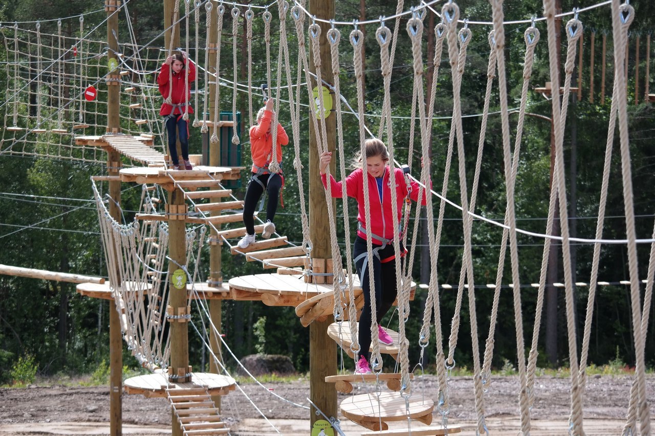 Веревочный парк спб открытый для детей