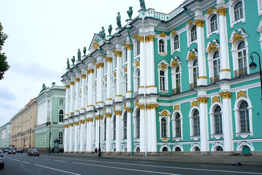 Западный фасад зимнего дворца