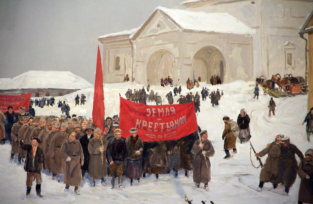 Картины революции 1917 года