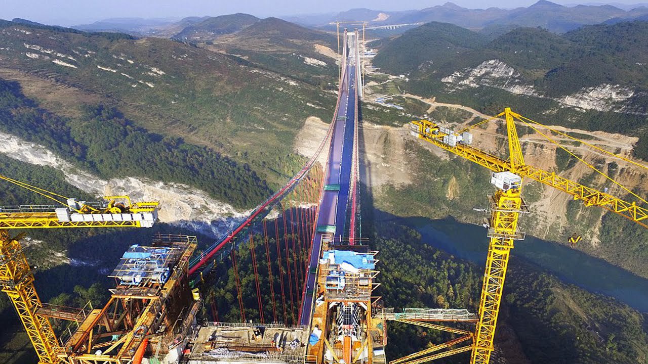 Большой огромный великий. Мост Дугэ Китай. Мостостроение в Китае. Мост Дугэ Бэйпаньцзян. Стройка в Китае.