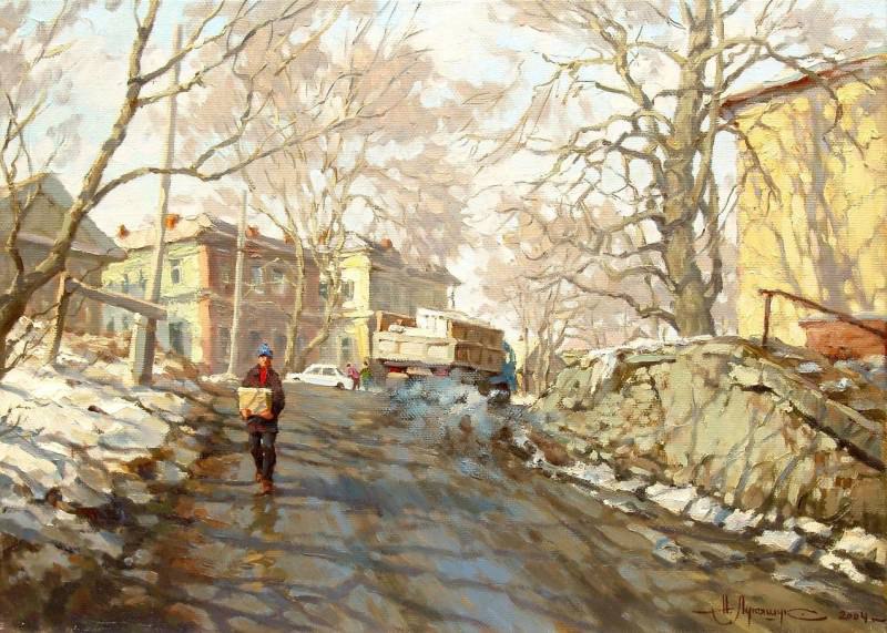 Какой художник написал картину март