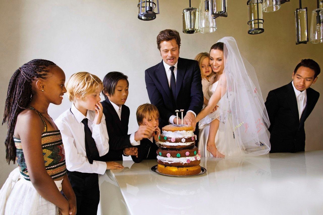 Анджелина Джоли и бред Питт свадьба