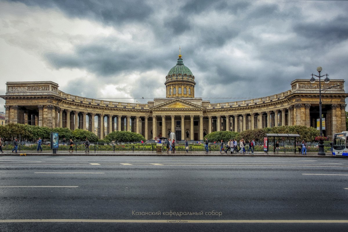 Казанский собор в Петербурге фасад