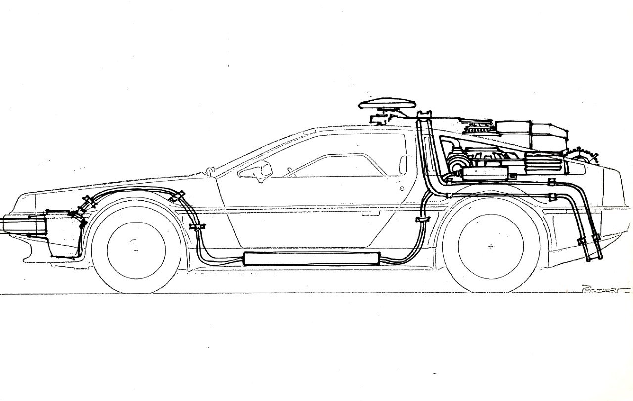 Delorean dmc 12 схема