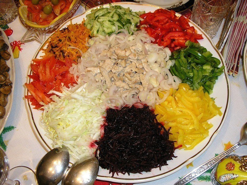 Козел в огороде салат рецепт с фото