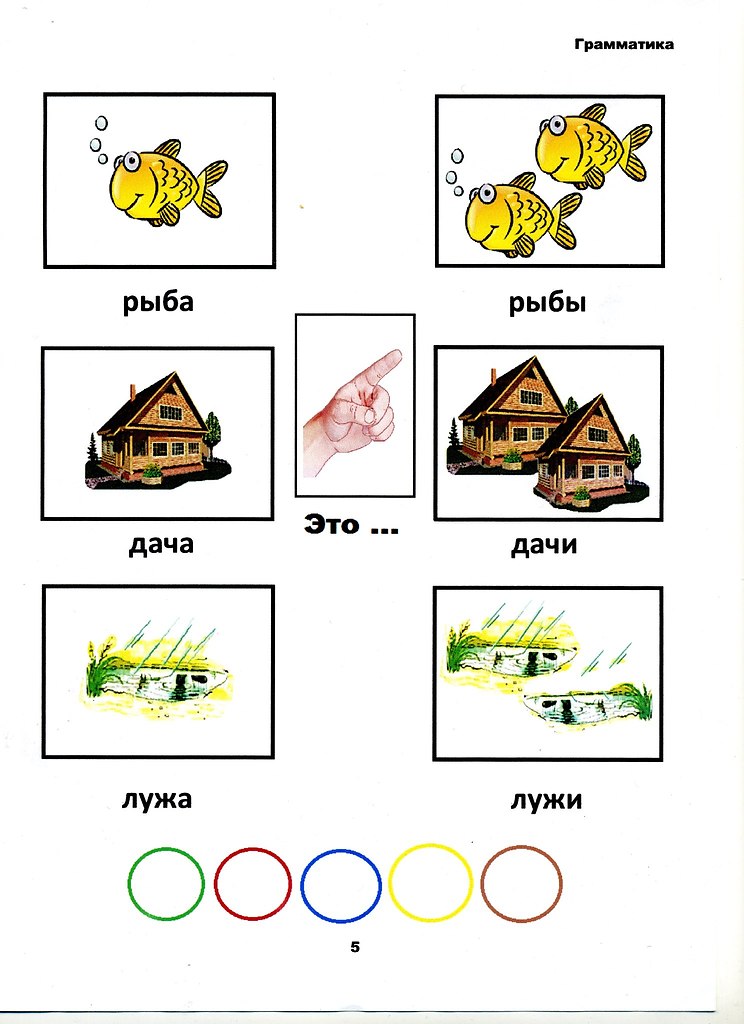 Один много грамматика в картинках