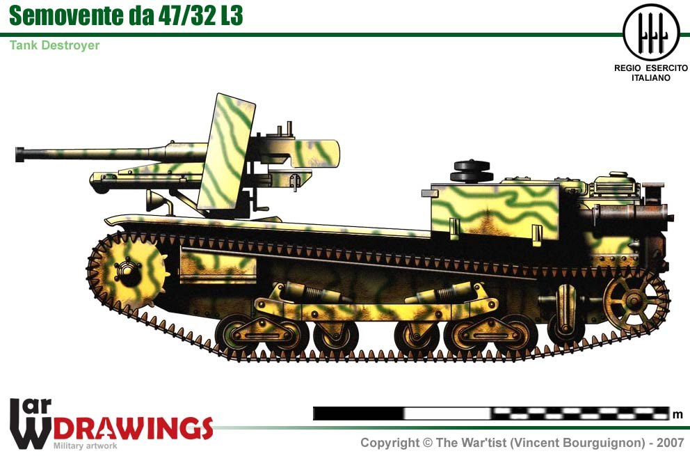 Semovente da 105 25 чертеж