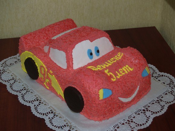 Торт машинка для мальчика 2 года фото