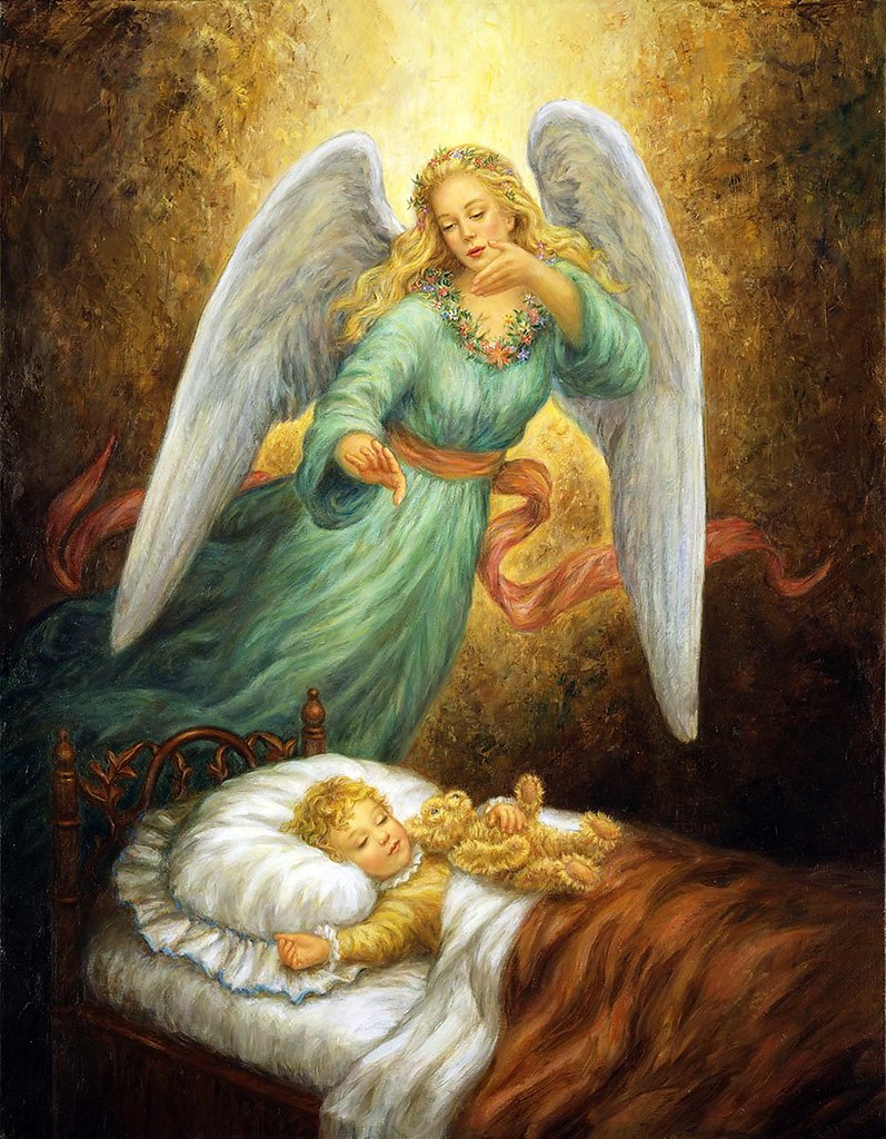 Ангел-хранитель художник Edgar Jerins
