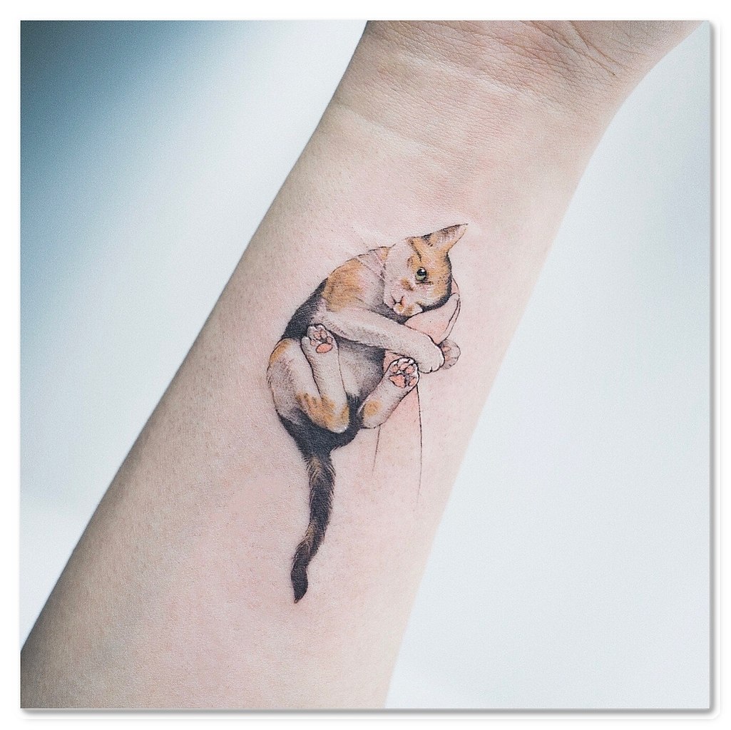 Оригинальные Татуировки с кошками