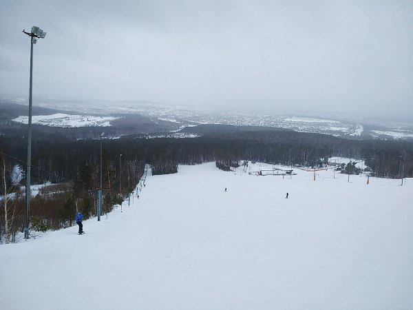 Гора волчиха зимой