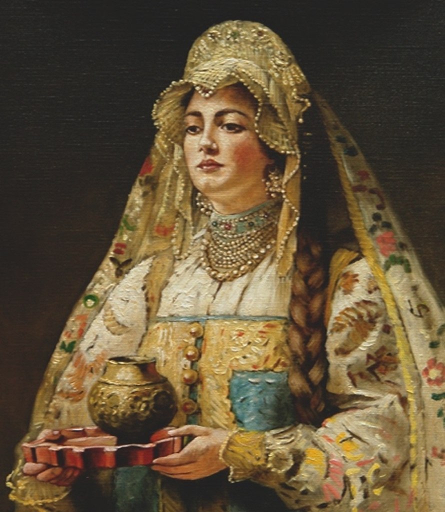 Купеческая дочь картина