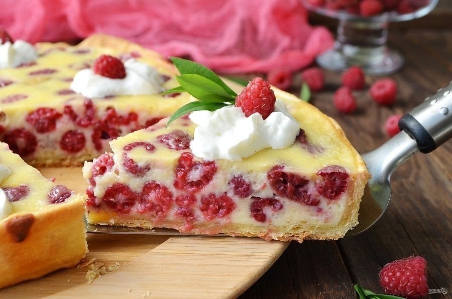 Вкусный пирог из свежих ягод