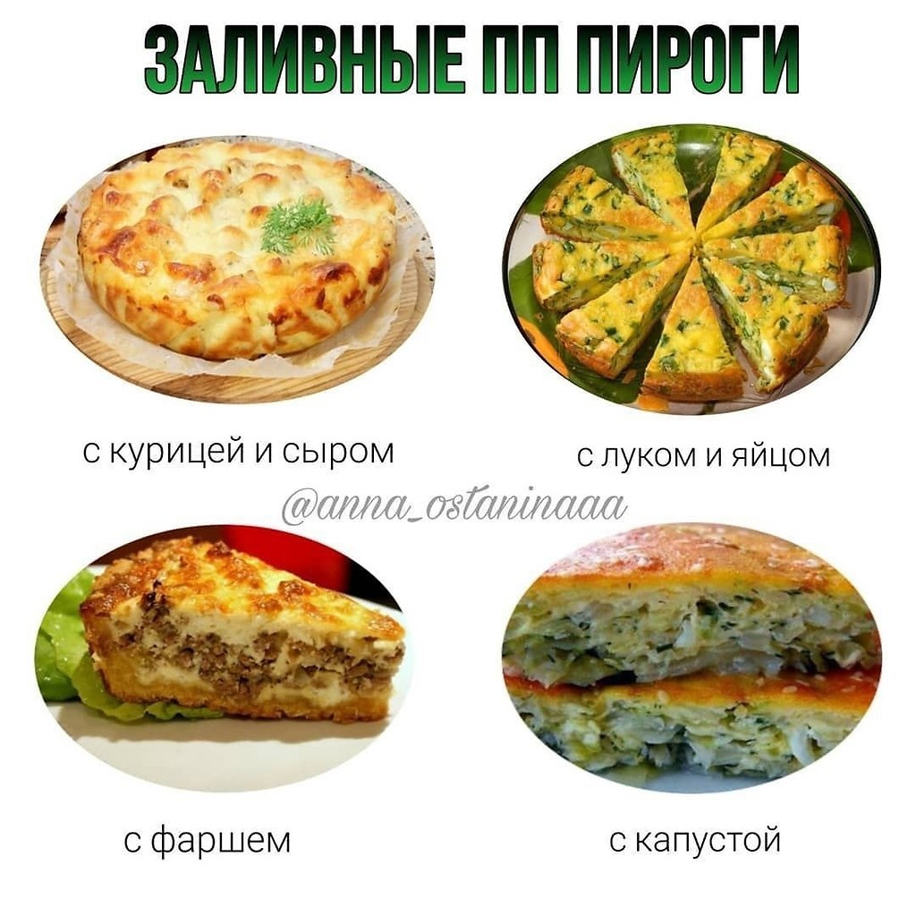 Рецепты заливных пирогов