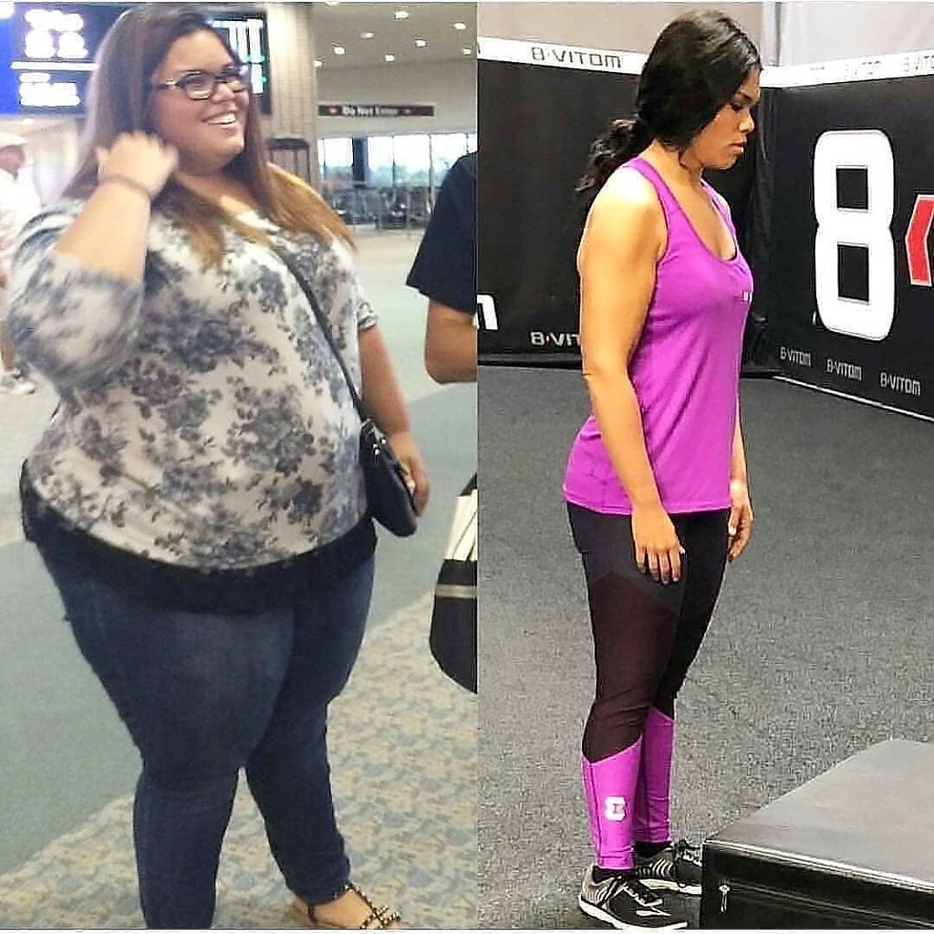 Девушки с большим весом до и после