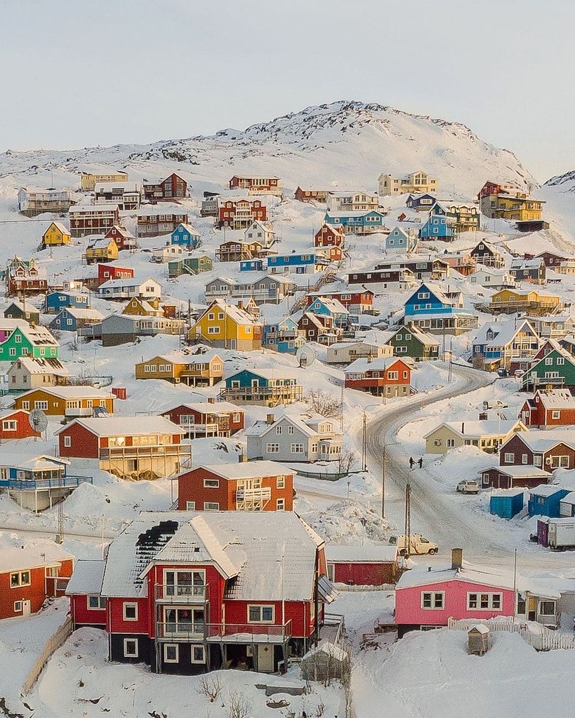 Фото города в гренландии