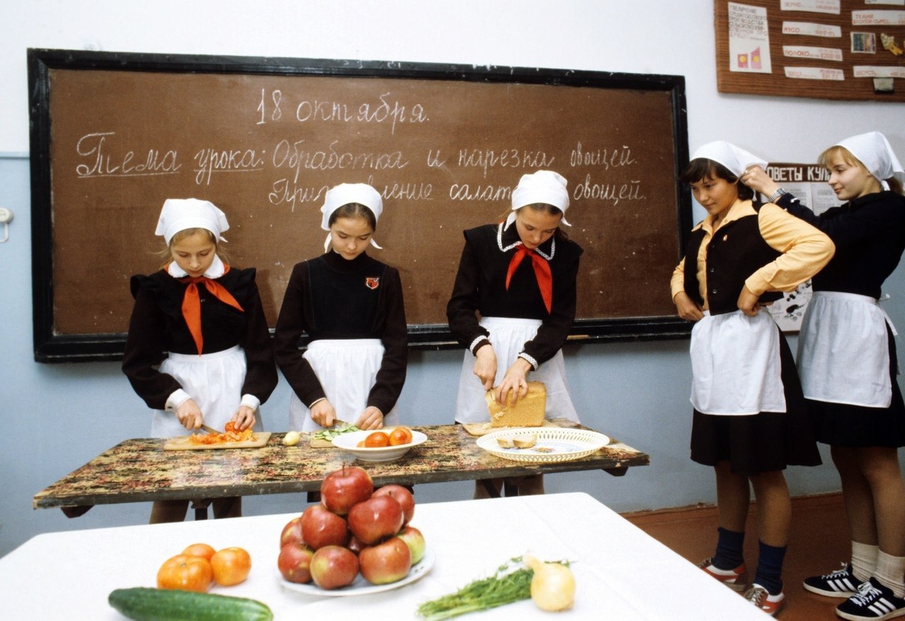 Как в СССР: Уроки домоводства могут вернуться в школы