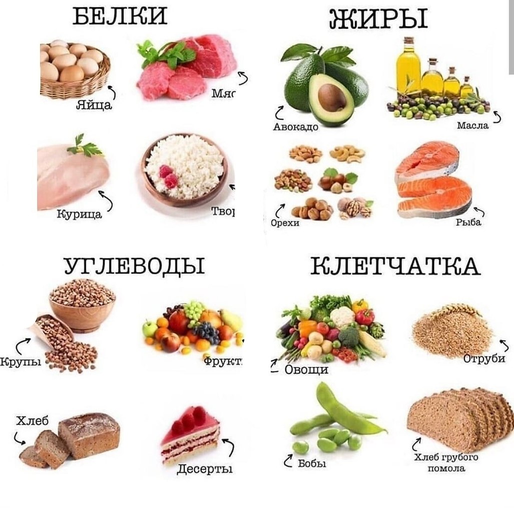 Картинки углеводы в продуктах питания