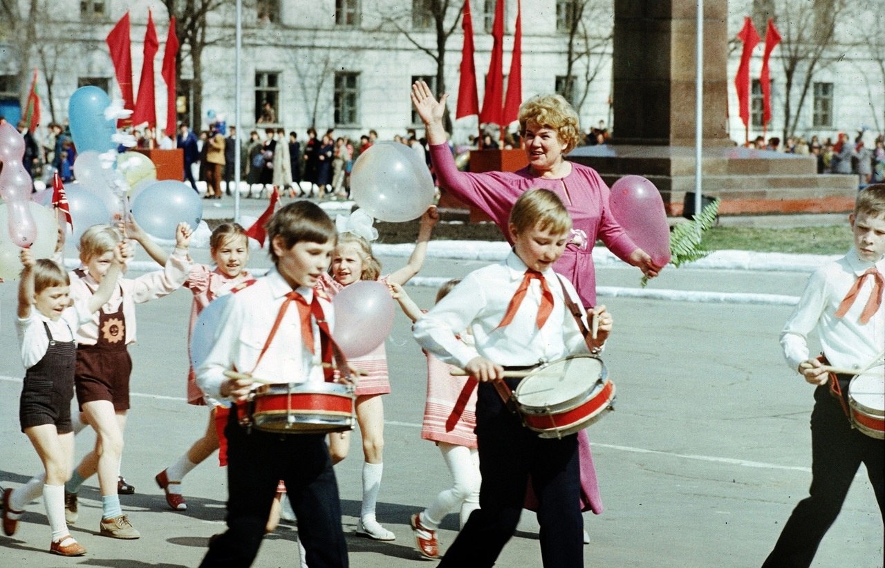 Пионеры барабанщики СССР