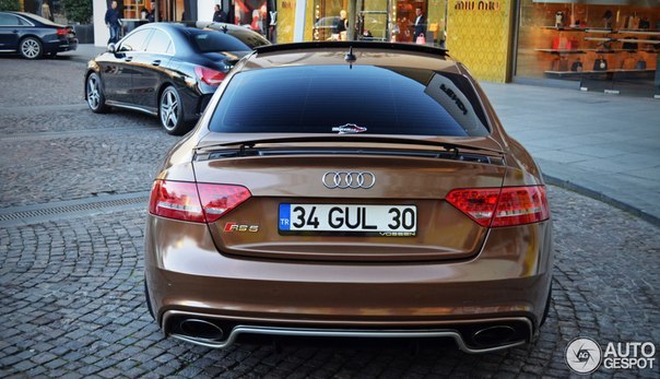 Audi S5 with Rieger RS5-style bodykit and Vossen wheels. - 2