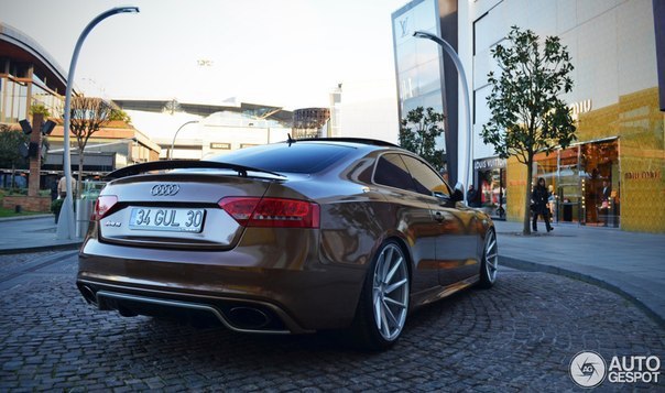 Audi S5 with Rieger RS5-style bodykit and Vossen wheels. - 5