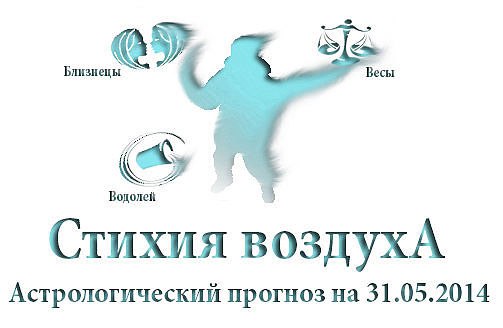 Стихия воздуха. Весы, Водолей, Близнецы Астрологический прогноз на 31.05.2014 Весы Семья: На данный ...