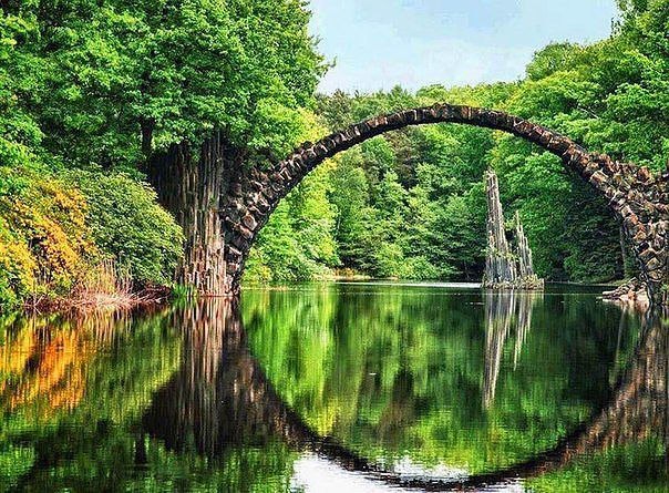    , -, . Old bridge in Kolpino, St. Petersburg, Russia.