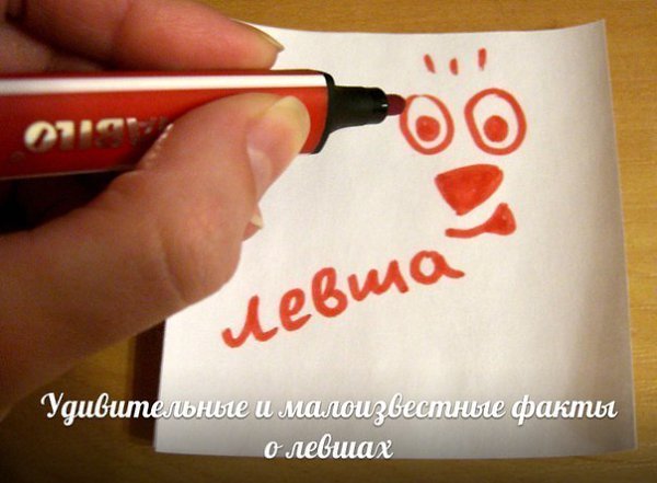 Удивительные и малоизвестные факты о левшах. От 10 до 12% населения Земли левши Среди левшей больше ...