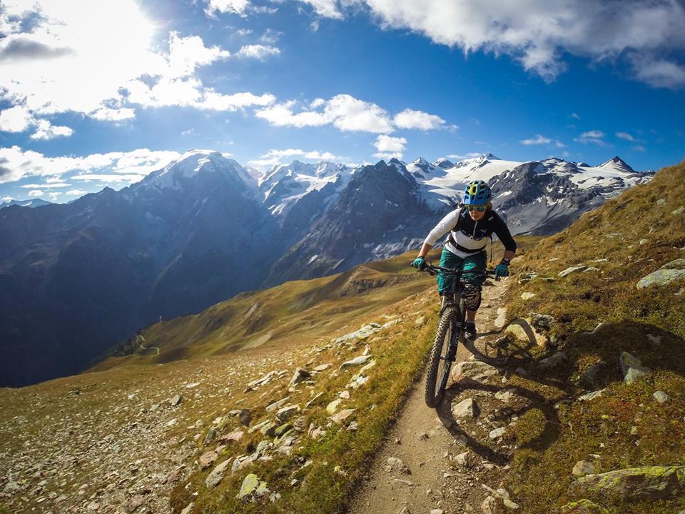 High alpine mountain biking in Italy. ! <a href=