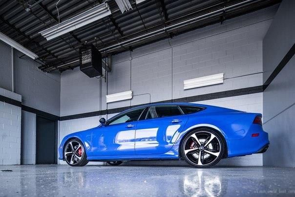 Audi RS7 Triplets: Nagoro Blue, Estoril Blue and Sepang Blue. - 7