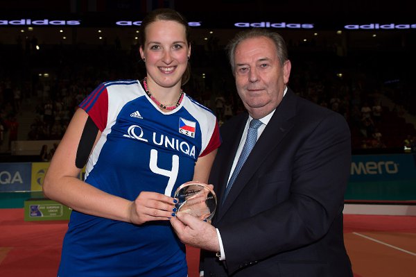 2012 CEV Volleyball European League - Women.AWARDING CEREMONY - 12