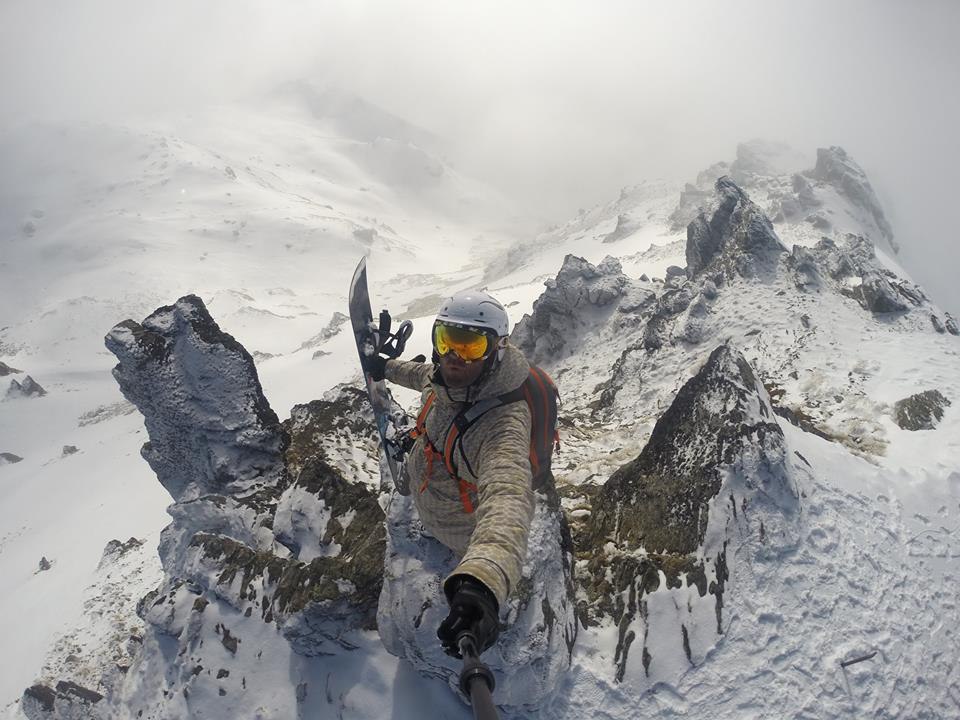 Kayaker Ben Brown enjoys water of the frozen kind.! <a href=