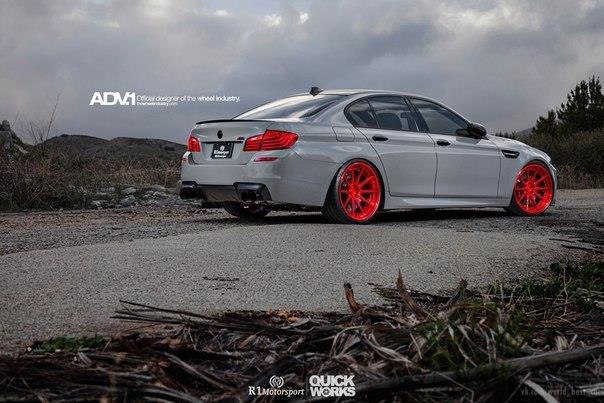 BMW M5 (F10) on ADV.1 Wheels. - 4