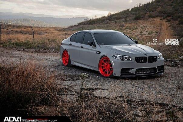 BMW M5 (F10) on ADV.1 Wheels. - 5