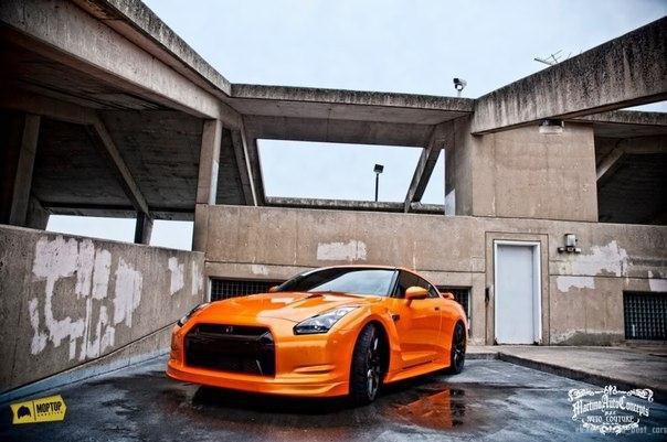 Orange Nissan GT-R - 7