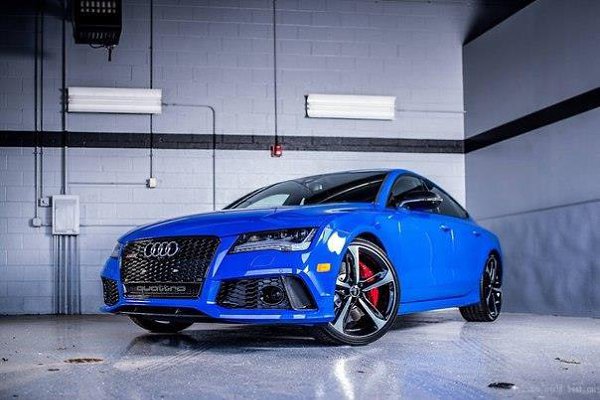 Audi RS7 Triplets: Nagoro Blue, Estoril Blue and Sepang Blue. - 6