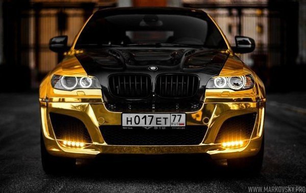 BMW X6M Gold E71 - 2