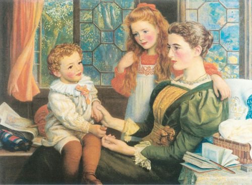 Mrs. Norman Hill And Children /     