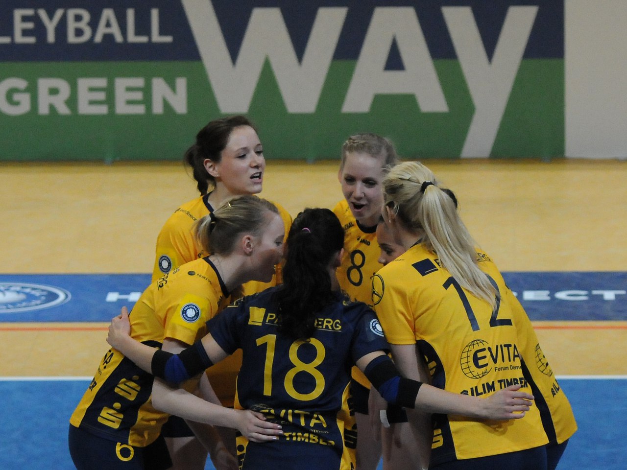 2015 CEV Volleyball Challenge Cup - Women SCHWERINER SC vs VC OUDEGEM - 7