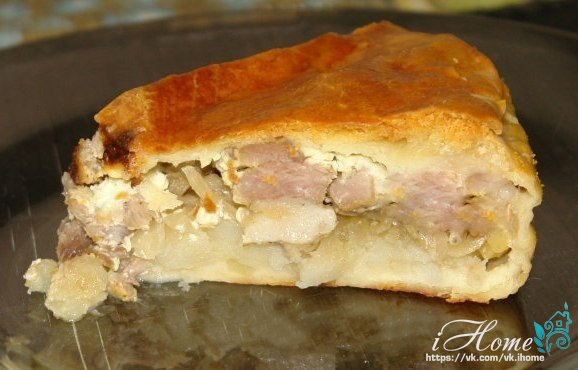 ПИРОГ С МЯСОМ И КАРТОФЕЛЕМ.Такой пирог очень нравится мужчинам, он очень сытный. А разнообразить это ...
