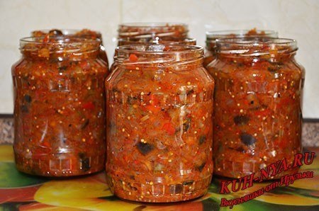 Самая вкусная баклажанная икра (на зиму).Это самый вкусный рецепт икры из баклажанов!Далее текст ...
