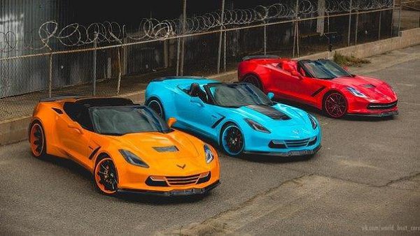 Chevrolet Corvette Stingray onvertible  Forgiato Wheels