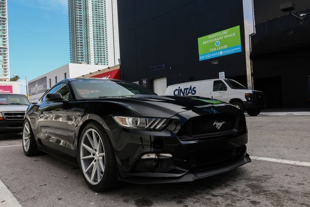 Ford Mustang GT 5.0 on Vossen Wheels, 2014.    V8 Atmo (4951 )   420 ...