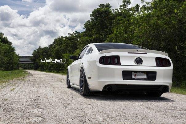 Ford Mustang on Velgen Wheels. - 2