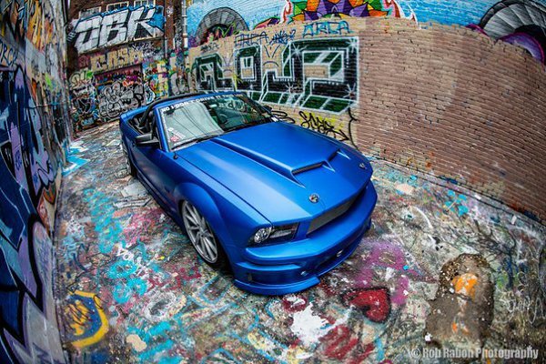 Ford Mustang Convertible on Vossen Wheels. - 6