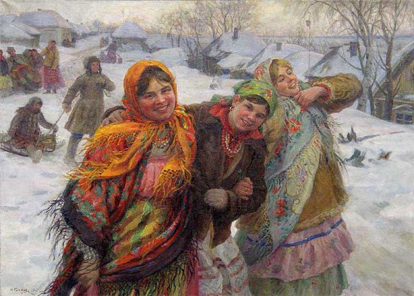 История Масленицы на Руси. ================== Масленица, Масленица! Мы тобою хвалимся, На горах ... - 3
