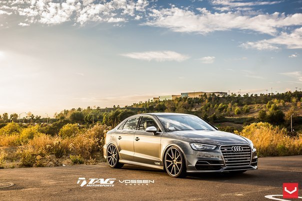 Audi S3 Sedan (8V) on Vossen Wheels by TAG Motorsports.