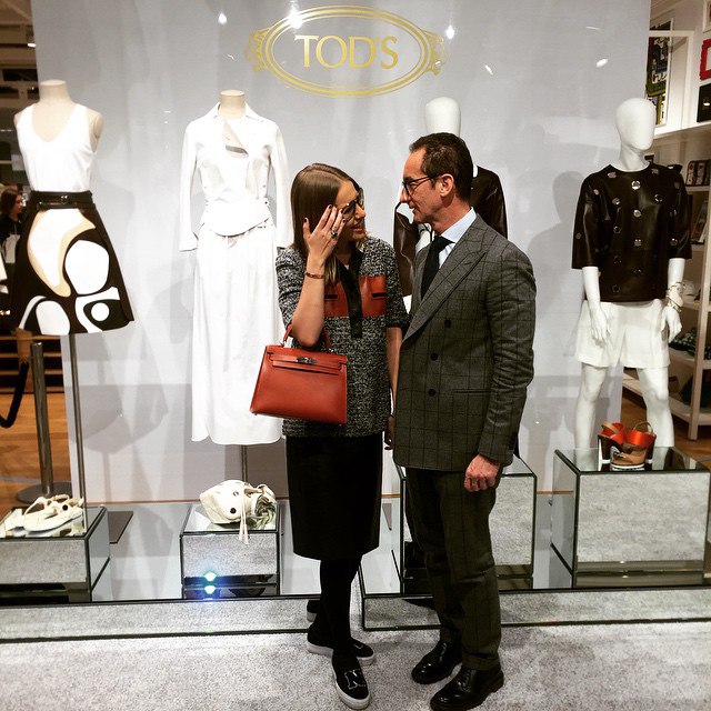 @tods presentation in @tsum_moscow with Claudio Castiglioni CEO Tod's @lofficielrussia